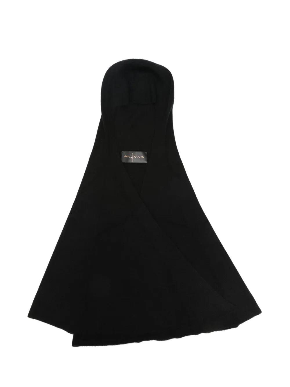 Cortana knitted crossover hood - Nero