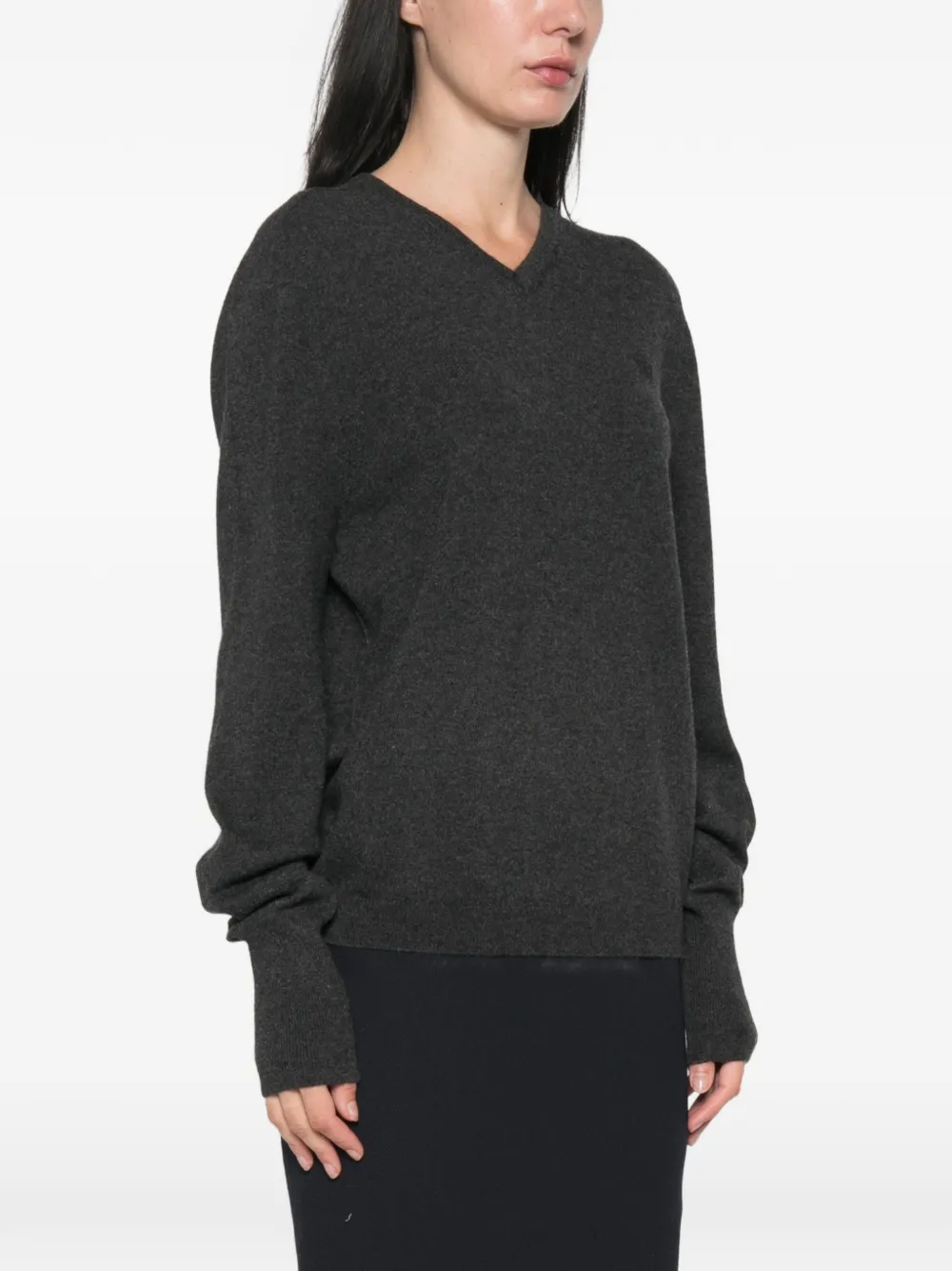Gucci Trui met V-hals Grijs