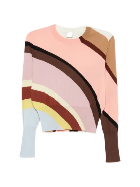 Paul Smith striped fine-knit sweater