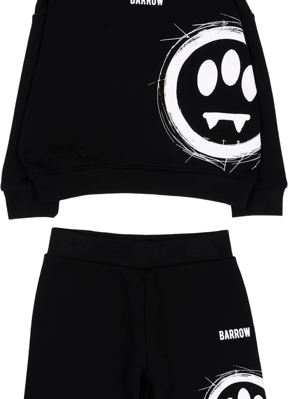 Barrow kids Trainingspak met logoprint Zwart