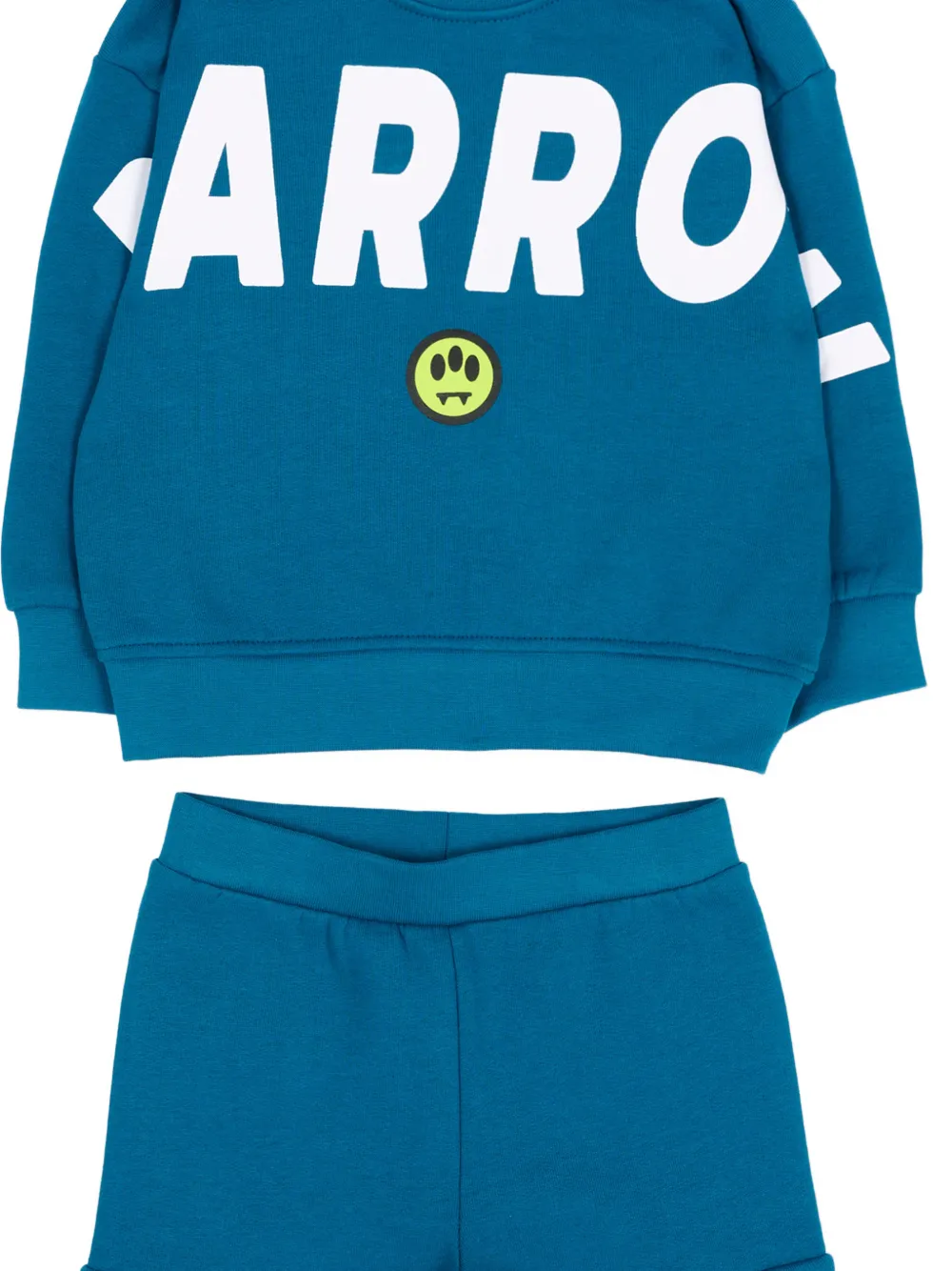 Barrow kids logo-print cargo tracksuit Blauw