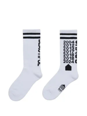レッグウェア CHROME HEARTS SOCKS CH STRIPES 3PK chrome-hearts-3