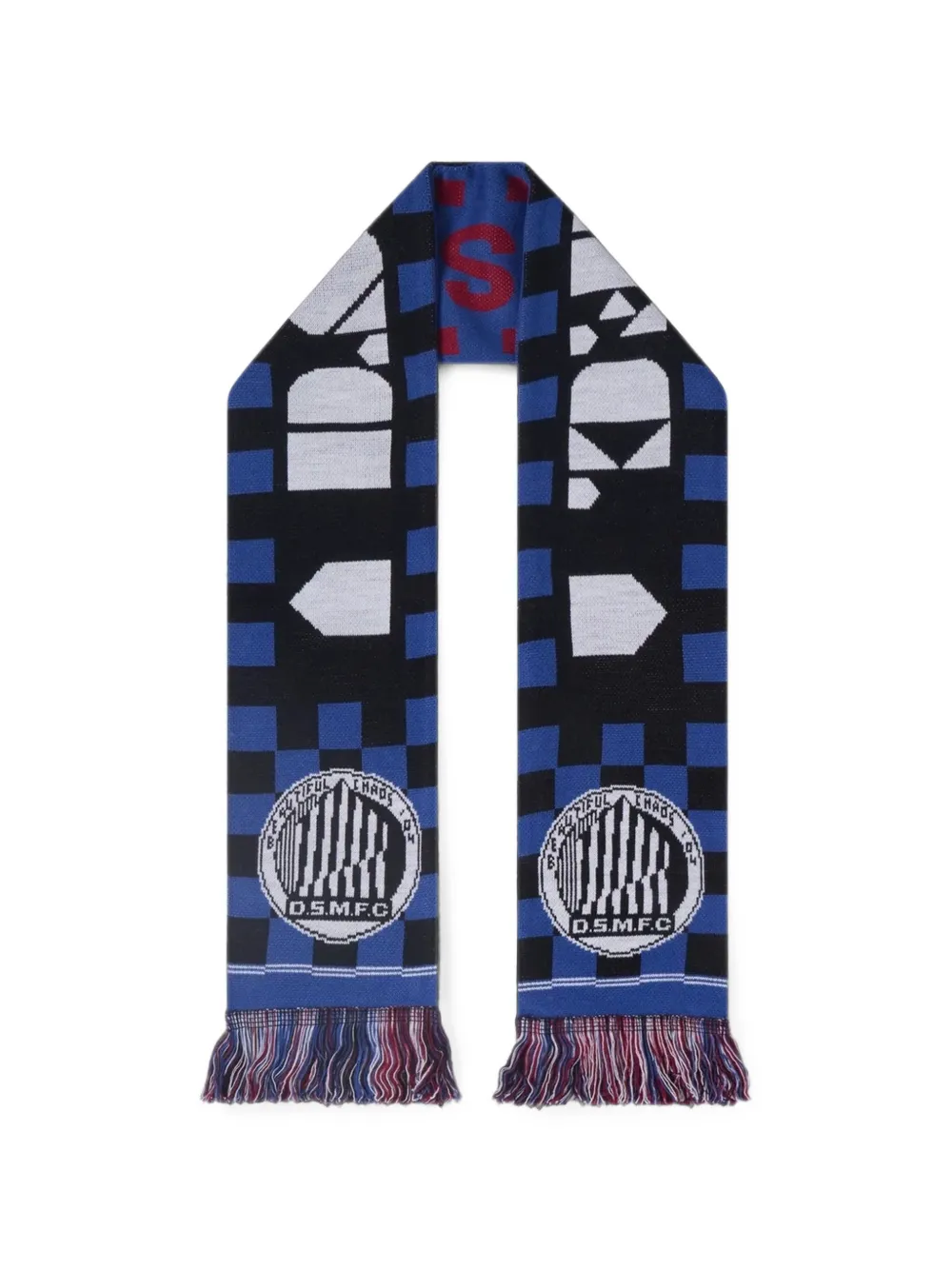 Dover Street Market D.S.M.F.C. football scarf - Blu