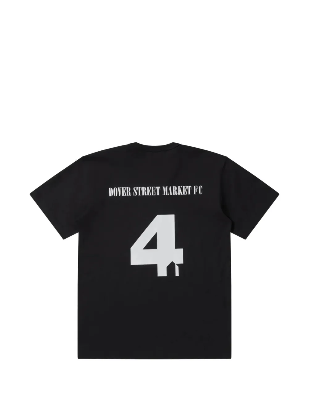 Dover Street Market x Kei Ninomiya katoenen T-shirt met voetbalprint Zwart