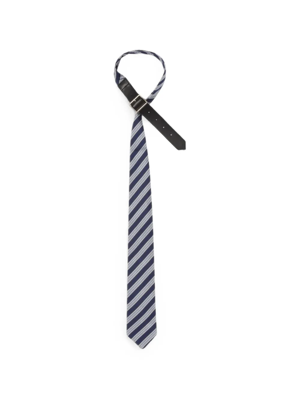 Dover Street Market striped buckle-fastening tie - Blu