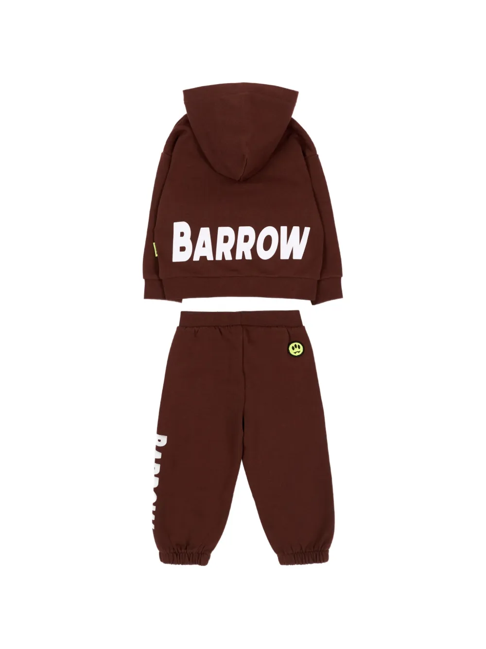 Barrow kids Trainingspak met logoprint Bruin