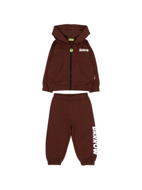 Barrow kids logo-print cotton tracksuit