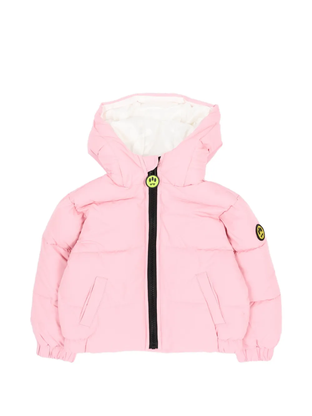 Barrow kids logo-print padded jacket - Rosa