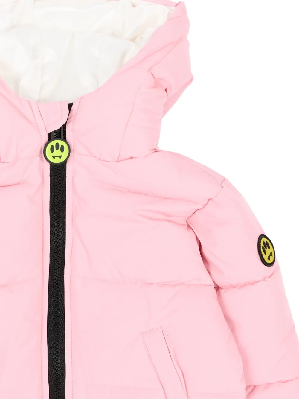 Barrow kids Gewatteerd jack met logoprint Roze