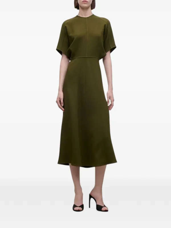 victoria beckham green midi dress Eleanor In - 14 victoria beckham lime green dress