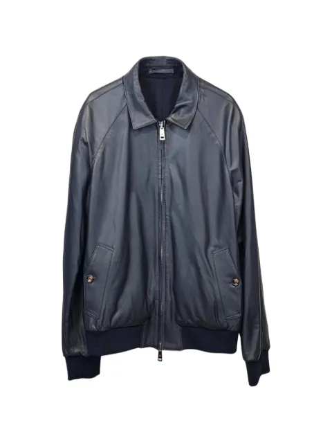 Kired leather bomber jacket