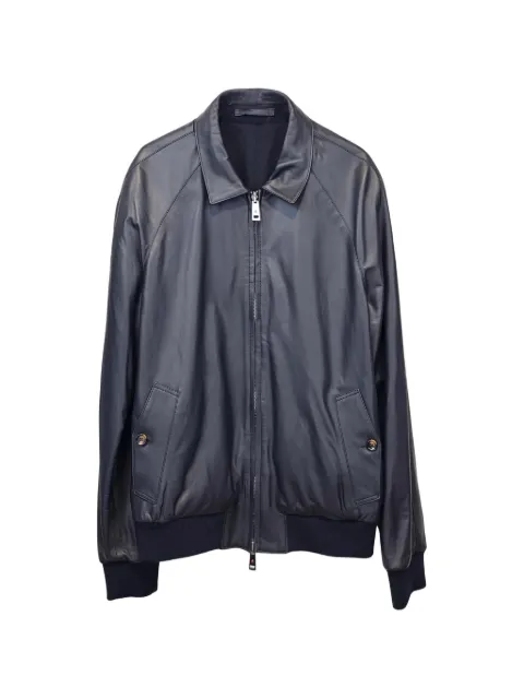 Kired leather bomber jacket