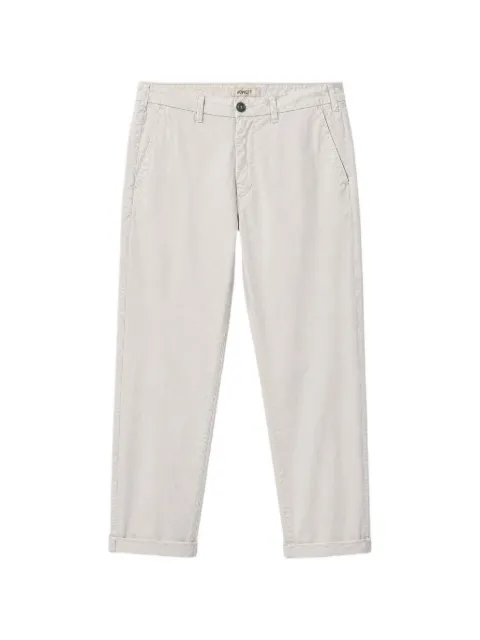 40 WEFT Lenny logo-patch trousers