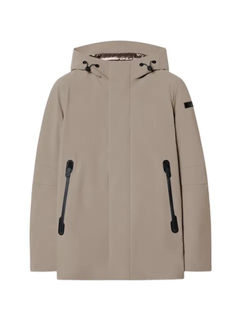 RRD hooded zip-fastening coat
