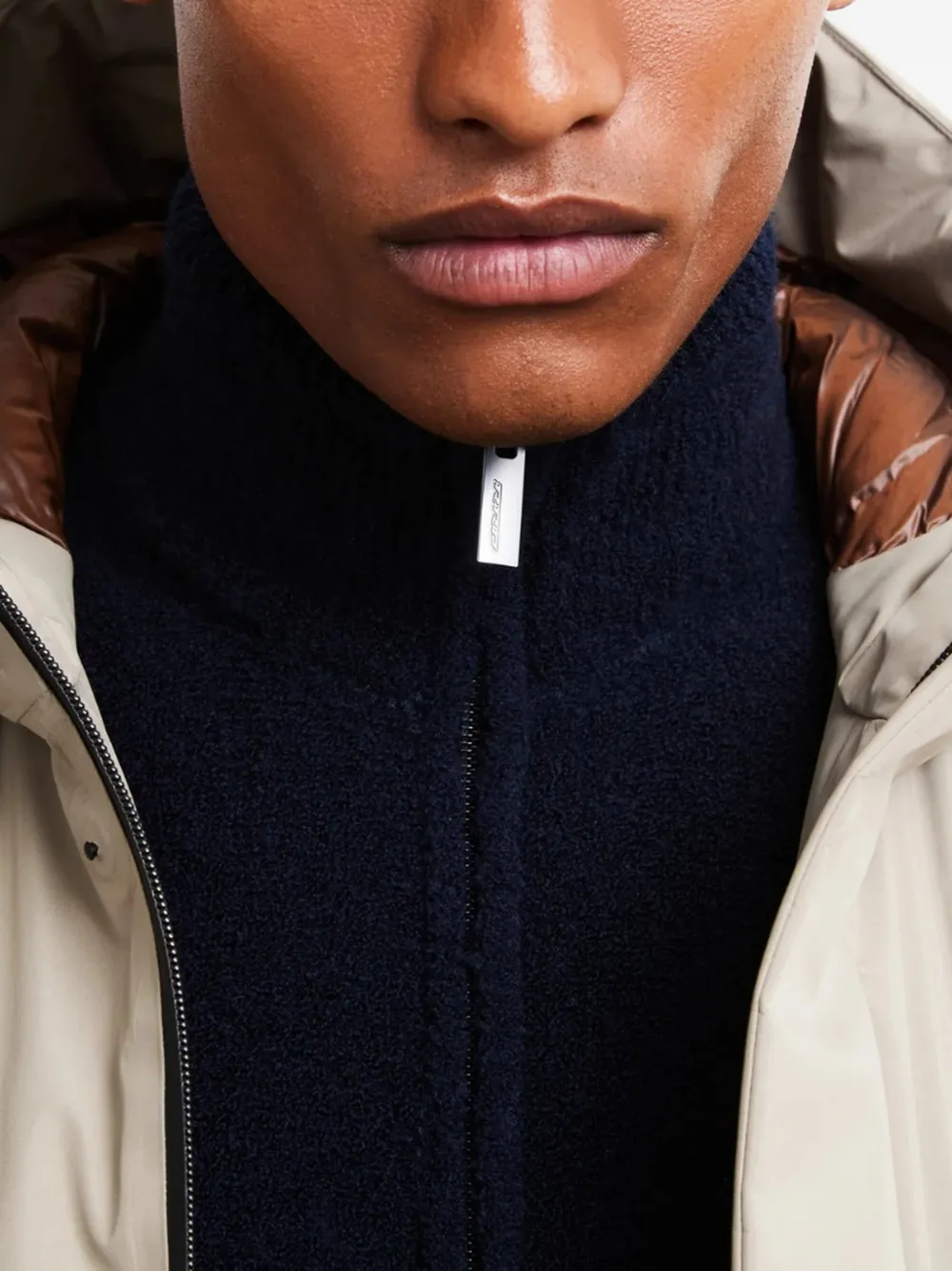 RRD Gewatteerd jack met capuchon Beige