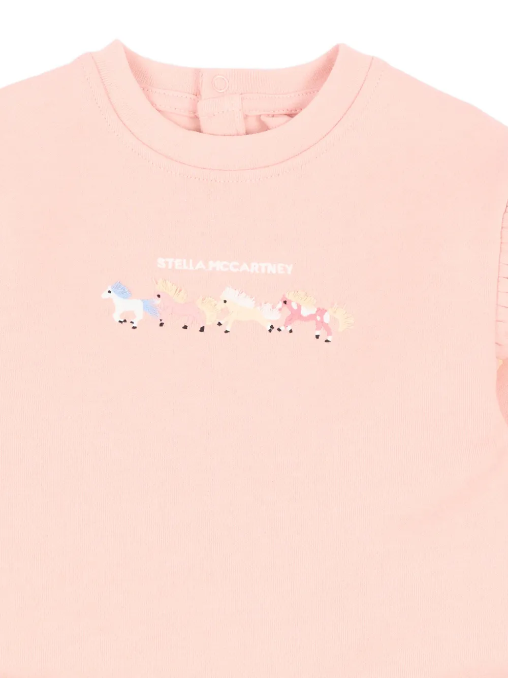 Stella McCartney Kids Sweater met ruches Roze