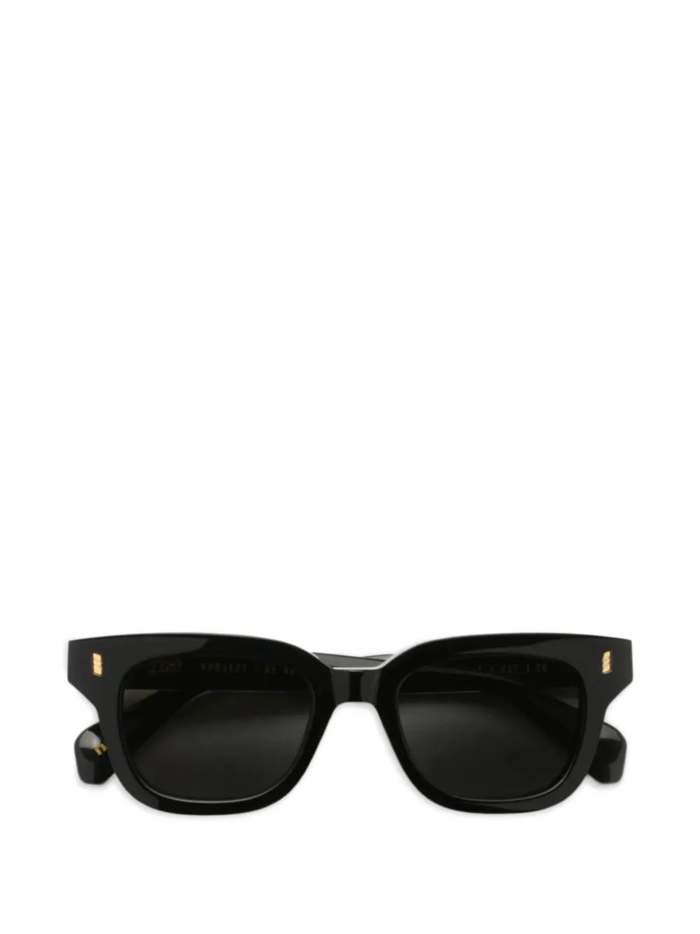 Gast Tutto Rectangle-frame Sunglasses In Black