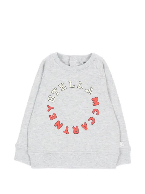 Stella McCartney Kids cotton logo-print sweatshirt