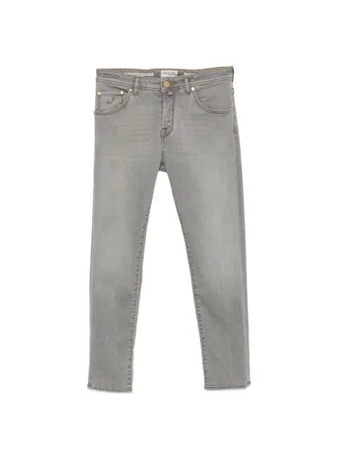 Jacob Cohën vaqueros Scott capri de corte slim con parche del logo