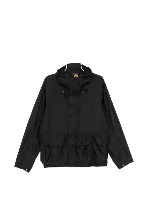 Ten C hooded flap-pocket jacket