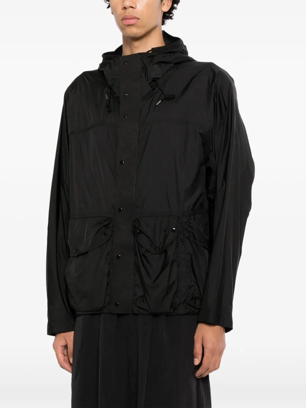 Ten C Jack met capuchon Zwart