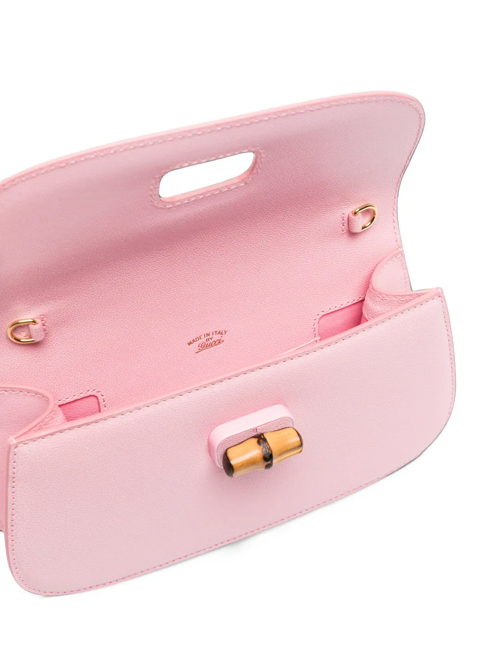 Gucci Bamboo clutch Roze