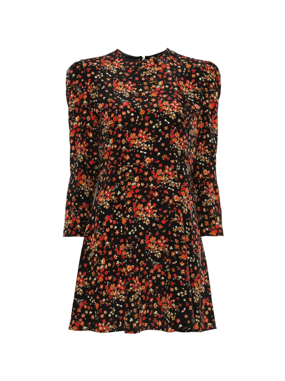 Gucci printed silk dress - Nero