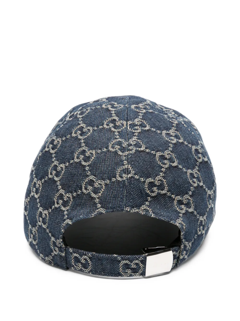Gucci GG cotton denim baseball hat Blauw