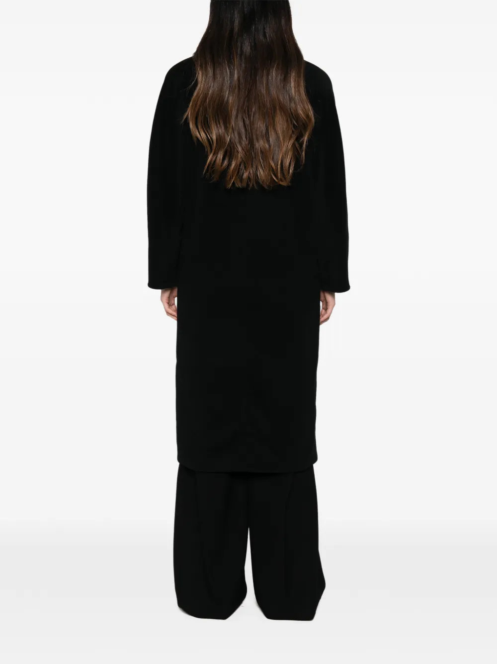 Max Mara Icon jas met dubbele rij knopen Zwart