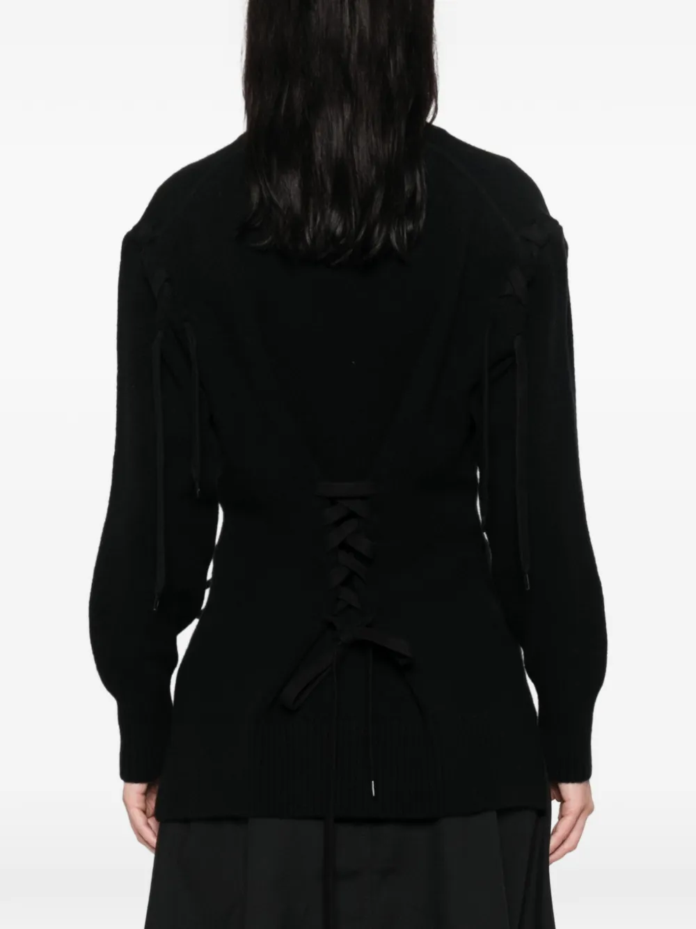 Simone Rocha Vest met veters Zwart