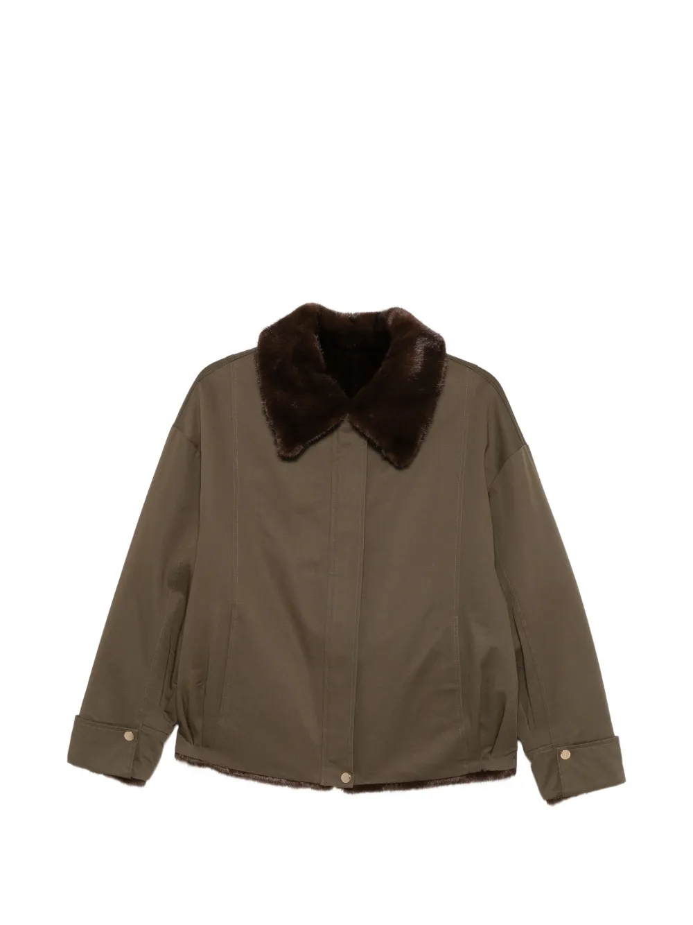 Cenere GB zip-fastening long-slevee jacket
