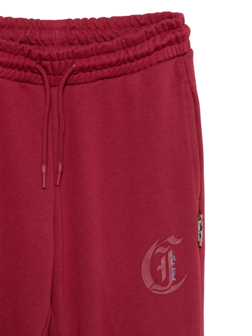 Roberto Cavalli Junior logo-print tracksuit Rood