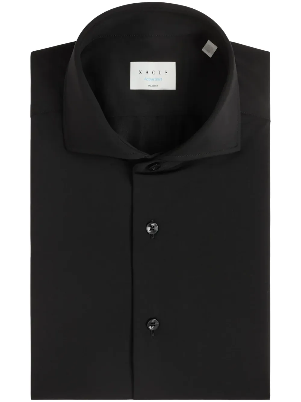 Xacus twill Shirt Zwart