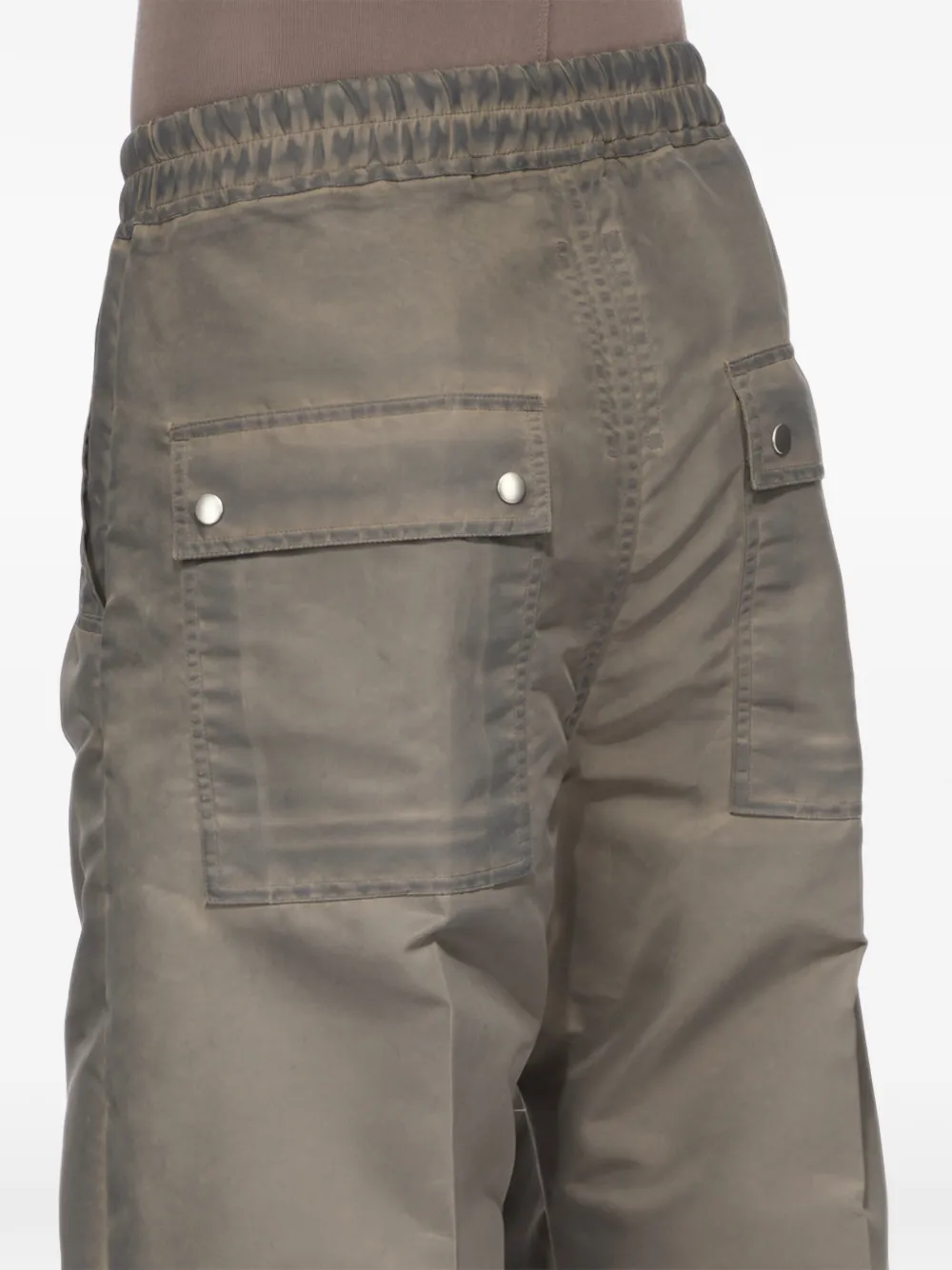 Rick Owens DRKSHDW Tower Geth Belas drawstring wide-leg trousers Grijs