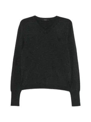 GUCCI グッチ　 黒 Vネック サマーニット M Gucci（グッチ）ウィメンズ ニット・セーター - FARFETCH