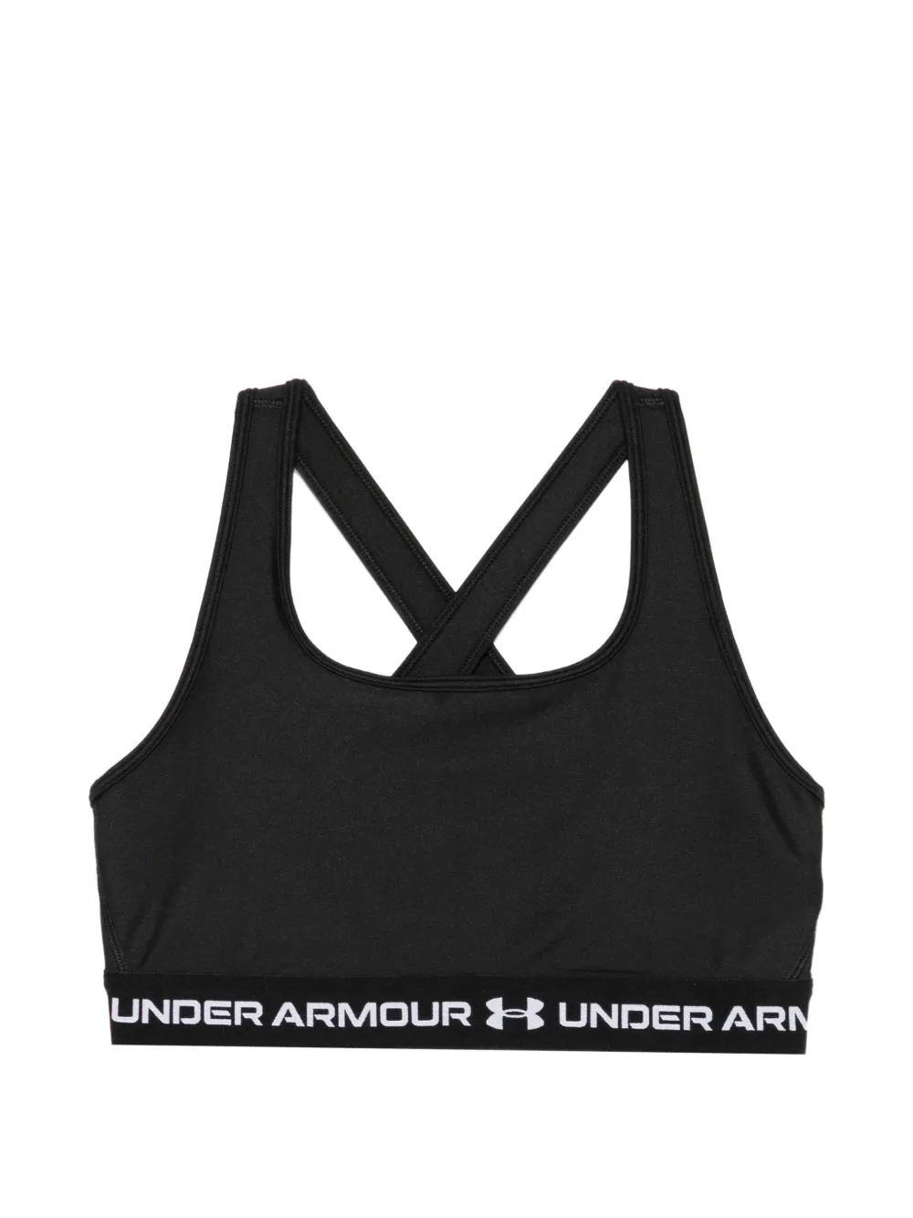 Under Armour Sport-bh met gekruiste logo-bandjes op de rug Zwart