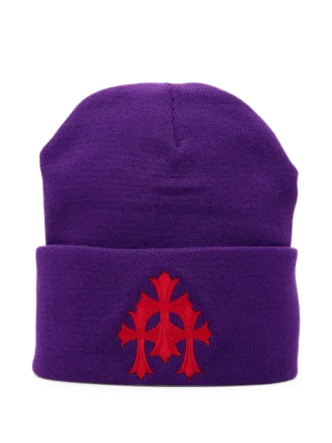 Chrome Hearts Watch Beanie mit Logo-Stickerei