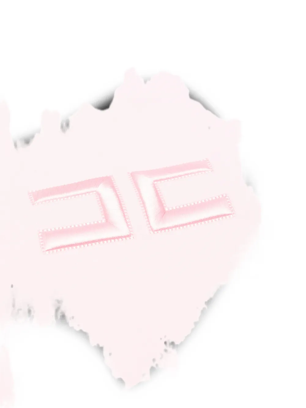 Elisabetta Franchi La Mia Bambina Deken met geborduurd logo Roze