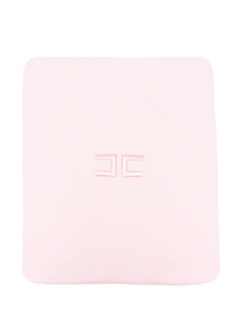 Elisabetta Franchi La Mia Bambina logo-embroidered blanket