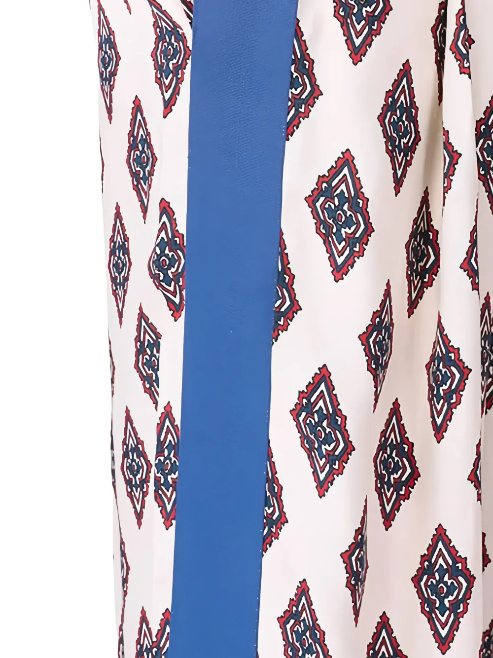 F.R.S For Restless Sleepers Asteria broek met geometrisch patroon Wit