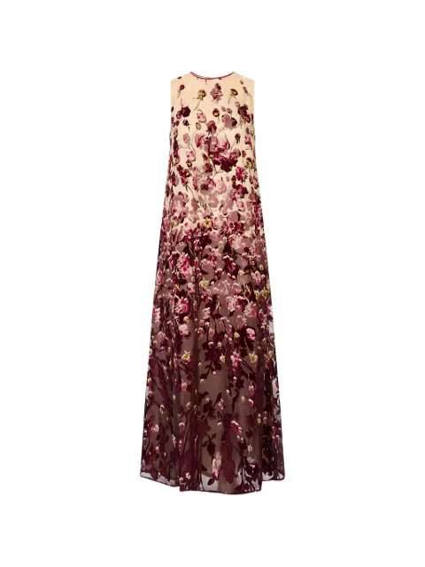 F.R.S For Restless Sleepers Megera roses-devoré maxi dress