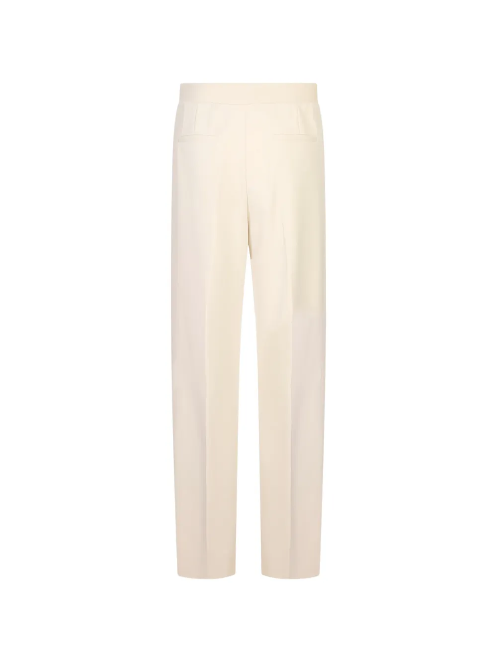 Agnona Kasjmieren broek met persvouw Wit