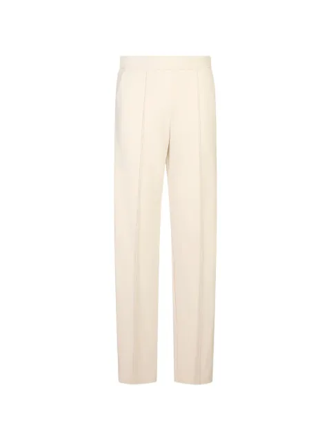 Agnona pressed-crease cashmere trousers