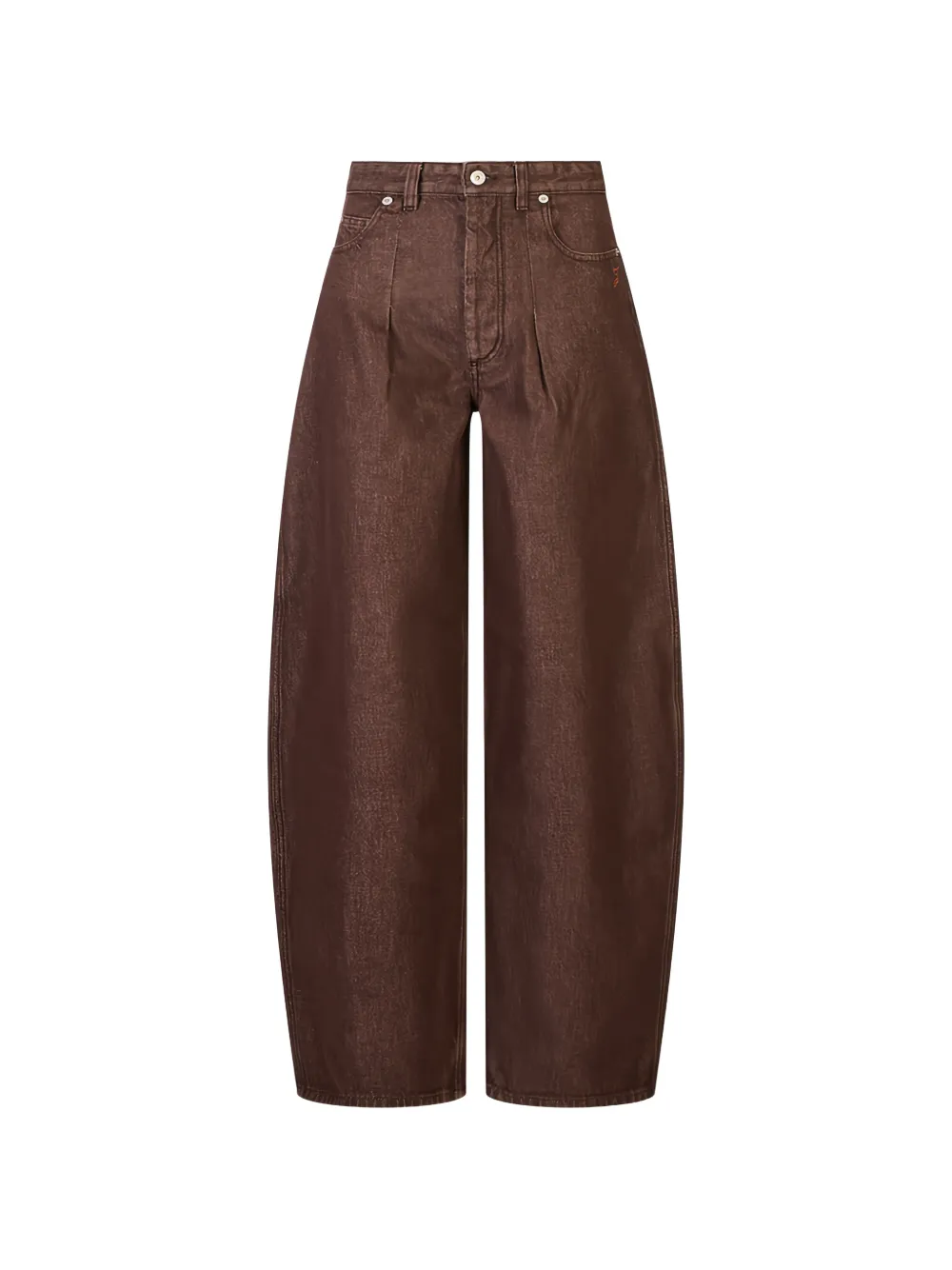 Jacquemus The de-Nîmes Ovalo denim pants - Marrone