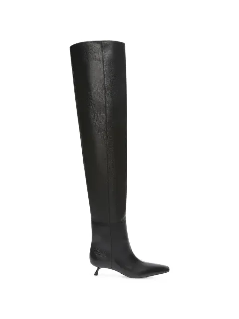 Sportmax square-toe over-the-knee boots