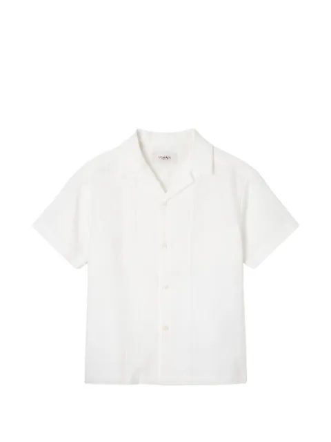Versace Kids Medusa Head-plaque camp-collar shirt