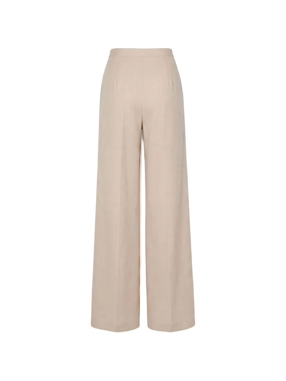 Max Mara Broek met wijde pijpen Beige