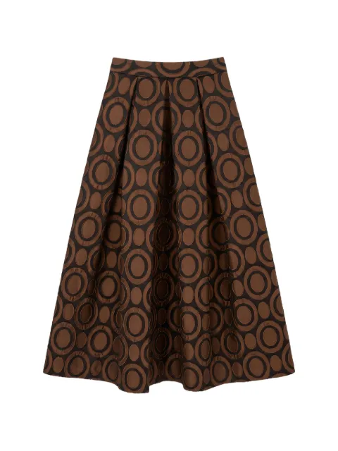 Lunatica Milano Zenith jacquard midi skirt