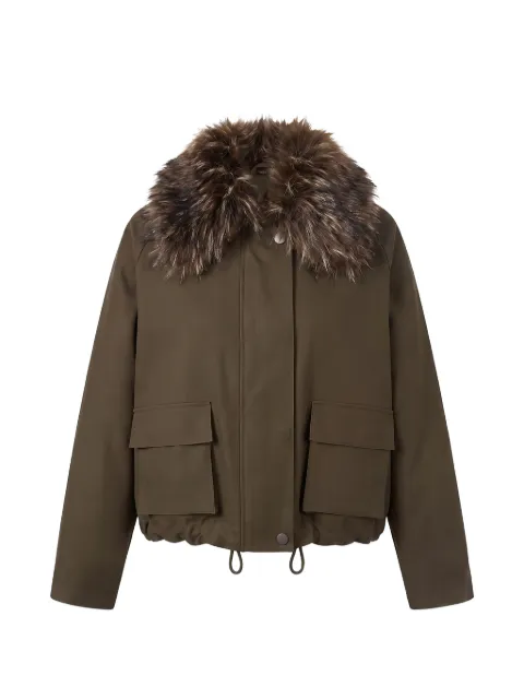 VALENTINI 1972 faux fur-trim parka
