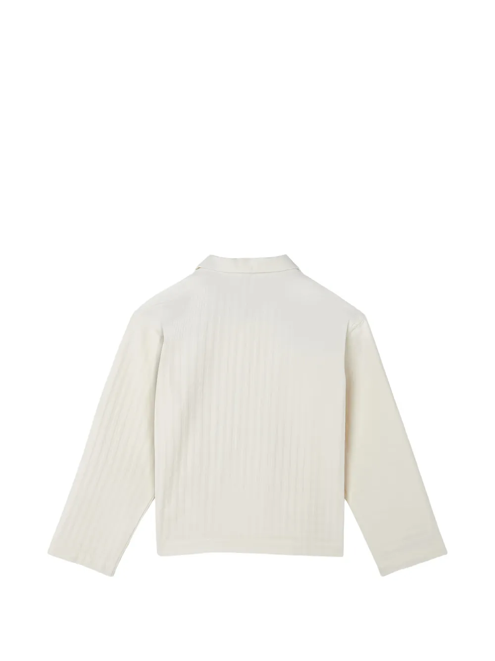 Versace Kids Shirt met Greca-borduurwerk Wit